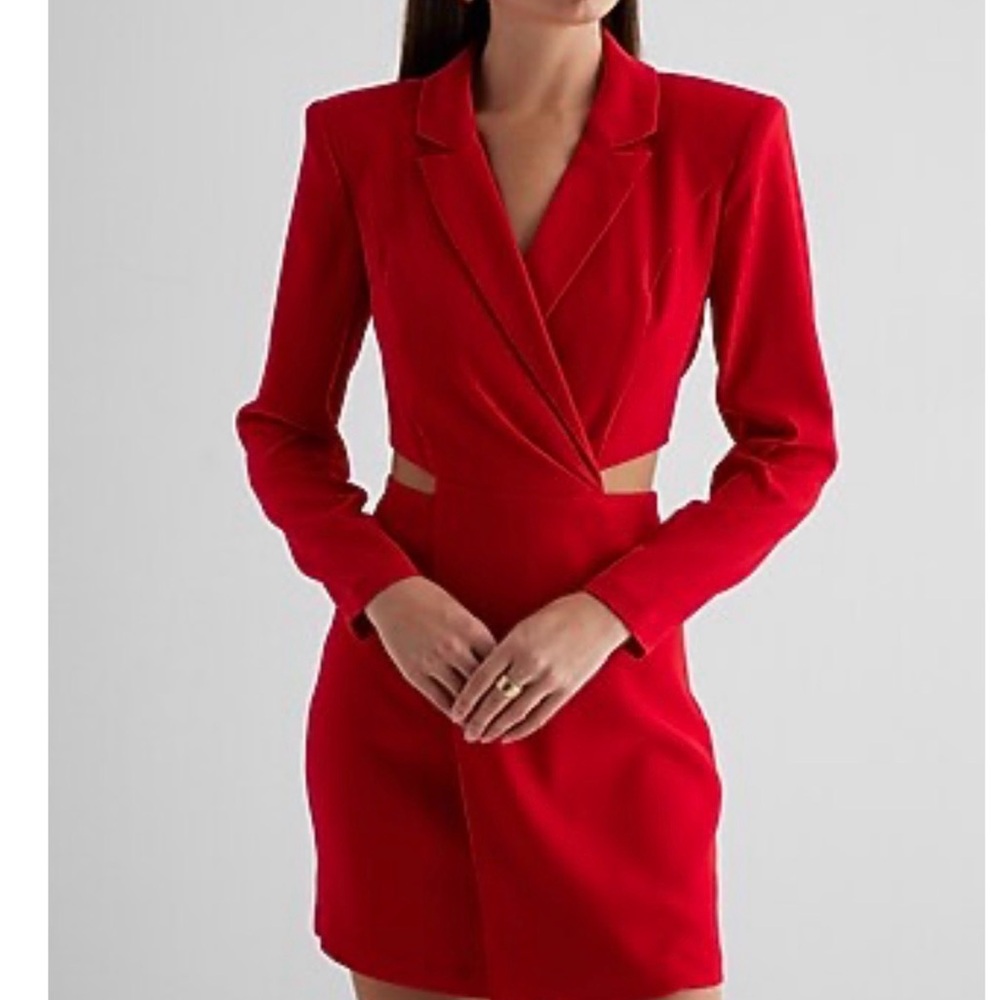 Express Red Mini Dress